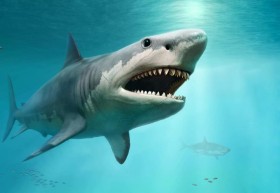 зуб акула мегалодон