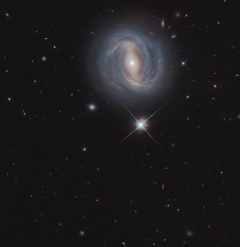 телескоп, Hubble, знімок, далека, галактика