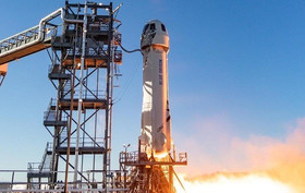 Blue Origin запуск пассажирская ракета