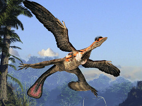 динозавр-колибри древняя ящерица