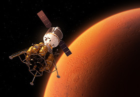 Китайский модуль начал зондирование Марса