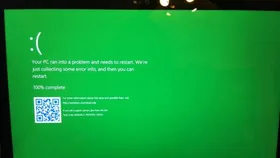 Windows 10 – «синий экран смерти» стал зелёным