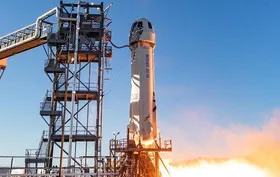Пассажирскую ракету запустила Blue Origin. ВИДЕО