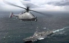 Беспилотные вертолеты MQ-8C Fire Scou. ВИДЕО