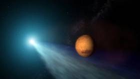 На Марс комета Siding Spring повлияла сильнее, чем предполагали ученые