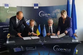 Підписали угоду про співробітництво космічне агентство України та Єврокомісія