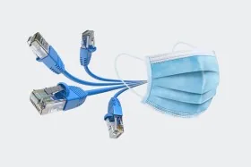Використані медичні маски вчені переробили на Ethernet-кабелі