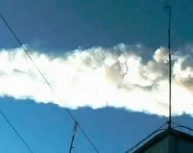 Землю охватило пылевое кольцо после взрыва челябинского метеорита