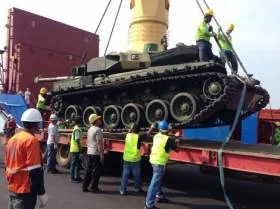 В Таиланд прибыла первая партия украинских танков «Оплот»