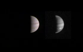 Унікальну фотографію Юпітера, зроблену апаратом Juno на мінімальній відстані NASA опублікувало