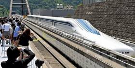 Успешный тест на скорости 500 км/ч – японский поезд-пуля «Maglev». ВИДЕО