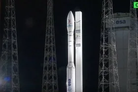 Запустили ракету Vega з українським двигуном з французького космодрому