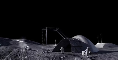 Концепт місячної бази, яка буде надрукована на 3D-принтері, показали у NASA