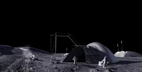 Концепт місячної бази, яка буде надрукована на 3D-принтері, показали у NASA
