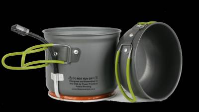 Котелок Power Pot V – миниатюрный и Power Pot X путешественникам