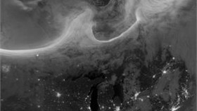 Зробив приголомшливе інфрачервоне фото полярного сяйва над Канадою супутник NASA