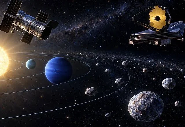 Hubble і Webb знайшли сліди минулого в хімії обʼєктів за Нептуном