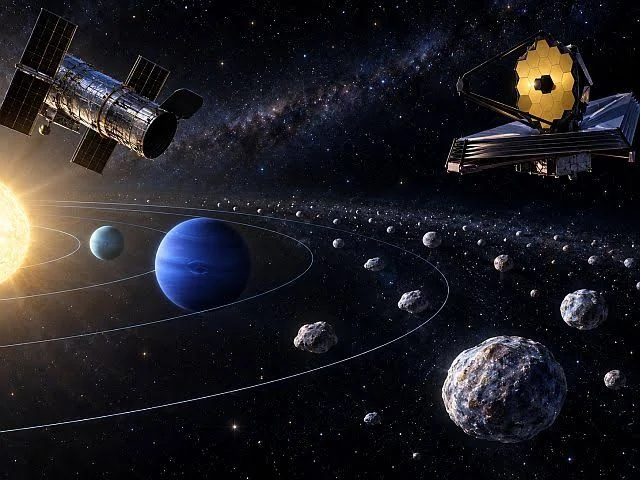 Hubble і Webb знайшли сліди минулого в хімії обʼєктів за Нептуном
